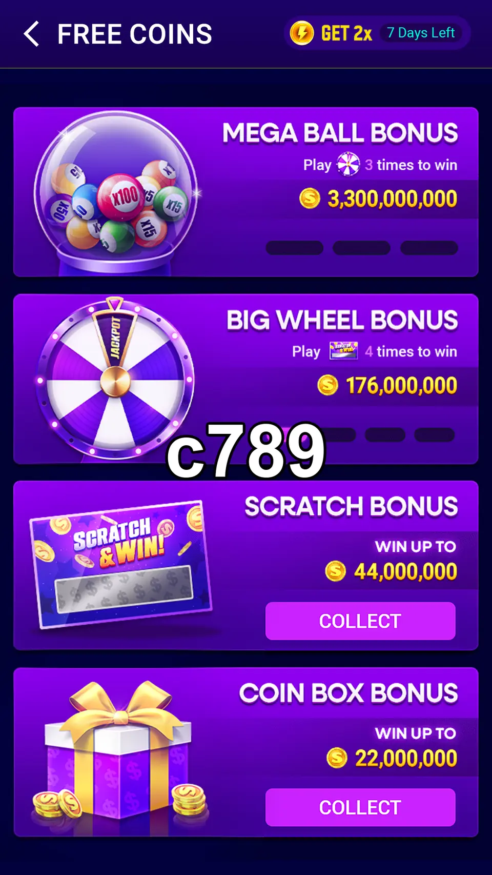 c789 Masuk